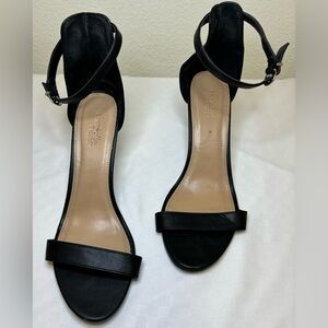 Black Ankle Strap Heel - Women’s Size 8